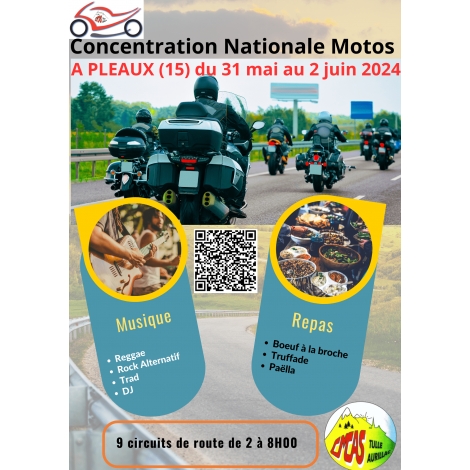 CONCENTRATION MOTOS  PLEAUX