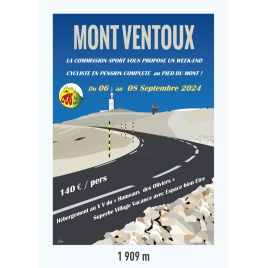 WEEKEND CYCLISTE au MONT VENTOUX