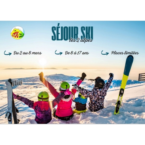 SEJOUR SKI 2 ALPES