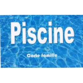 CARTE MEMBRE - PECHE - BADGE PISCINE