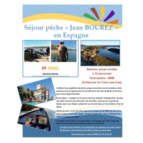 SEJOUR JEAN BOUREZ ESPAGNE 18 AU 24 oCTOBRE 2025