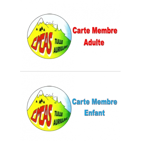 CARTE MEMBRE