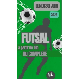FOOTSALLE au Complexe du 30/06/25