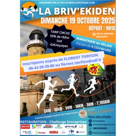 LA BRIV'EKIDEN DU 19-10-2025