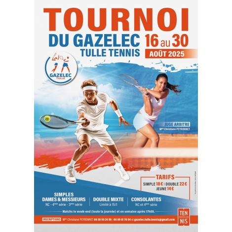 TOURNOI TENNIS GAZELEC 2025