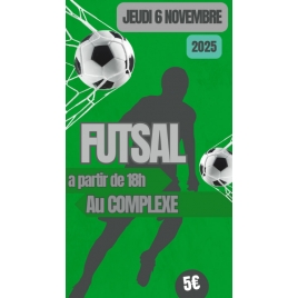 FOOTSALLE AU COMPLEXE du 06-11-2025