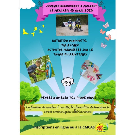 JOURNEE DECOUVERTE  DU 15-04-2026 A MULATET