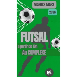 FOOTSALLE AU COMPLEXE DU 03-03-2026