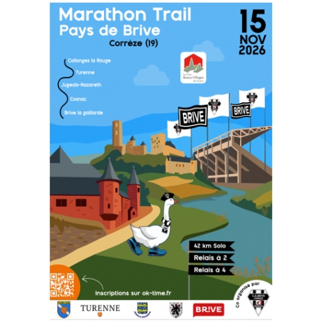 MARATHON TRAIL DU PAYS DE BRIVE le 15-11-2026