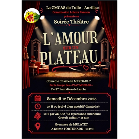 THÉATRE - L'AMOUR SUR UN PLATEAU